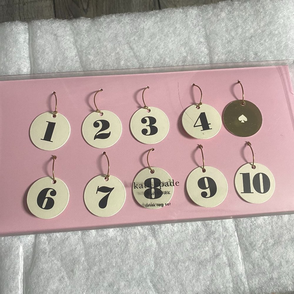 Kate Spade Wine Glass Charms